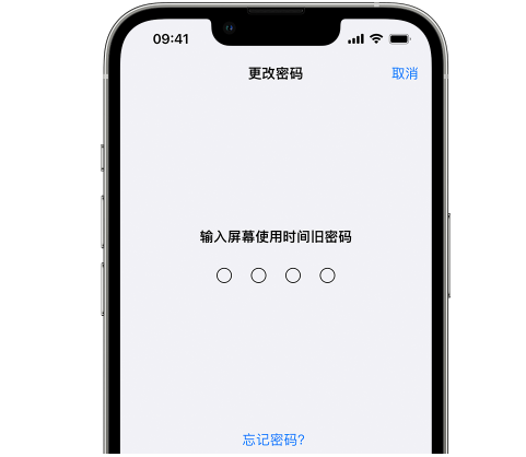 椒江iPhone屏幕维修分享iPhone屏幕使用时间密码忘记了怎么办 