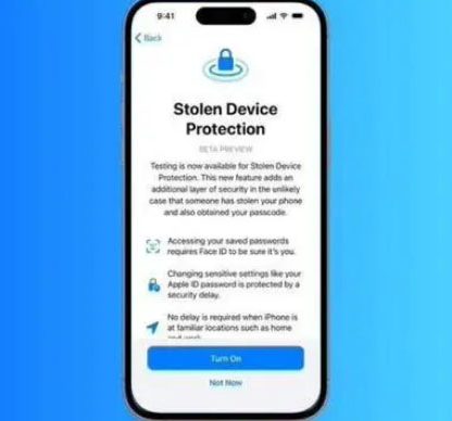 椒江苹果授权维修店分享被盗设备保护功能开启方法 