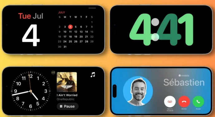 椒江苹果手机维修分享iOS17横屏充电待机显示有什么好处 
