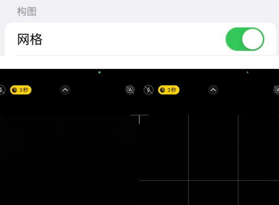 椒江苹果手机维修网点分享iPhone如何开启九宫格构图功能